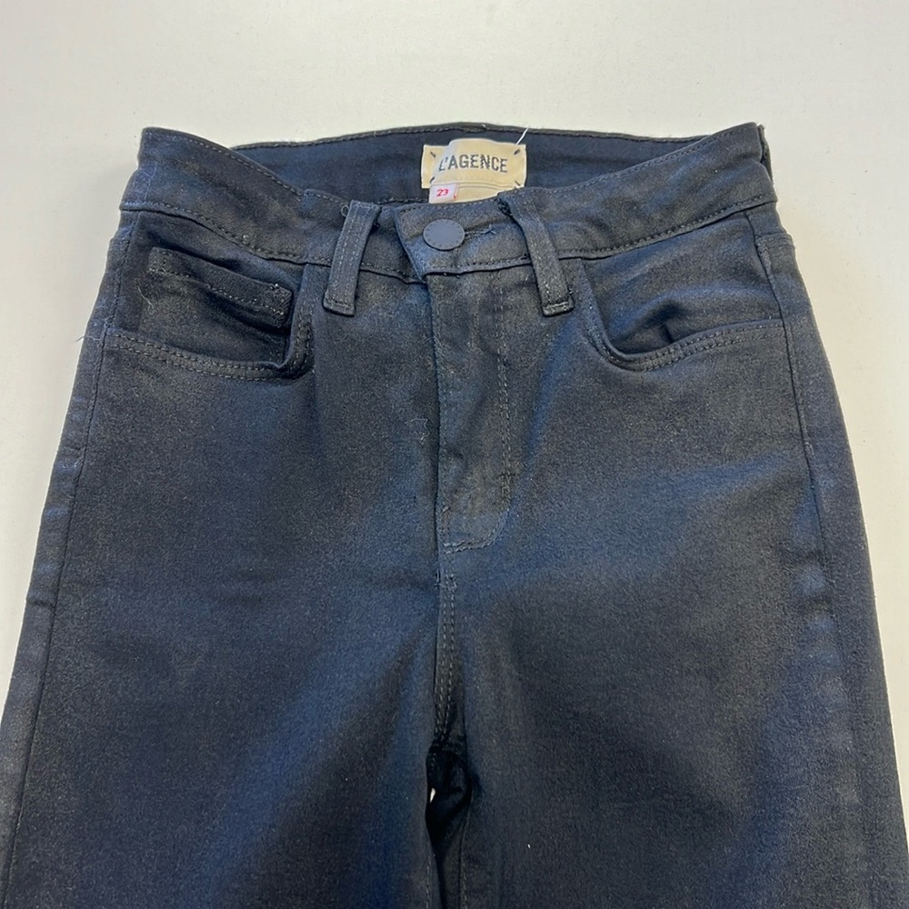 L'AGENCE Black High Waisted Jeans